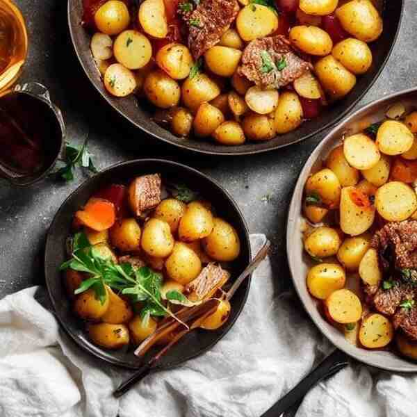 Картофель с мясом Ленивая Саша